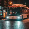 HTM bus 23 in de avond HTM bus in de avond