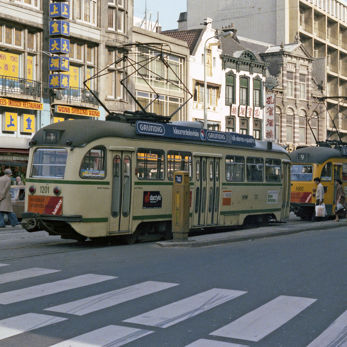 Oude tram van HTM Oude tram van HTM