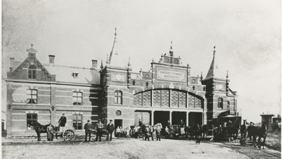 Paardentramremise Scheveningen 1900 Paardentramremise Scheveningen 1900