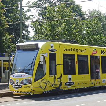 RandstadRail met K Rentool advertentie RandstadRail met K Rentool advertentie