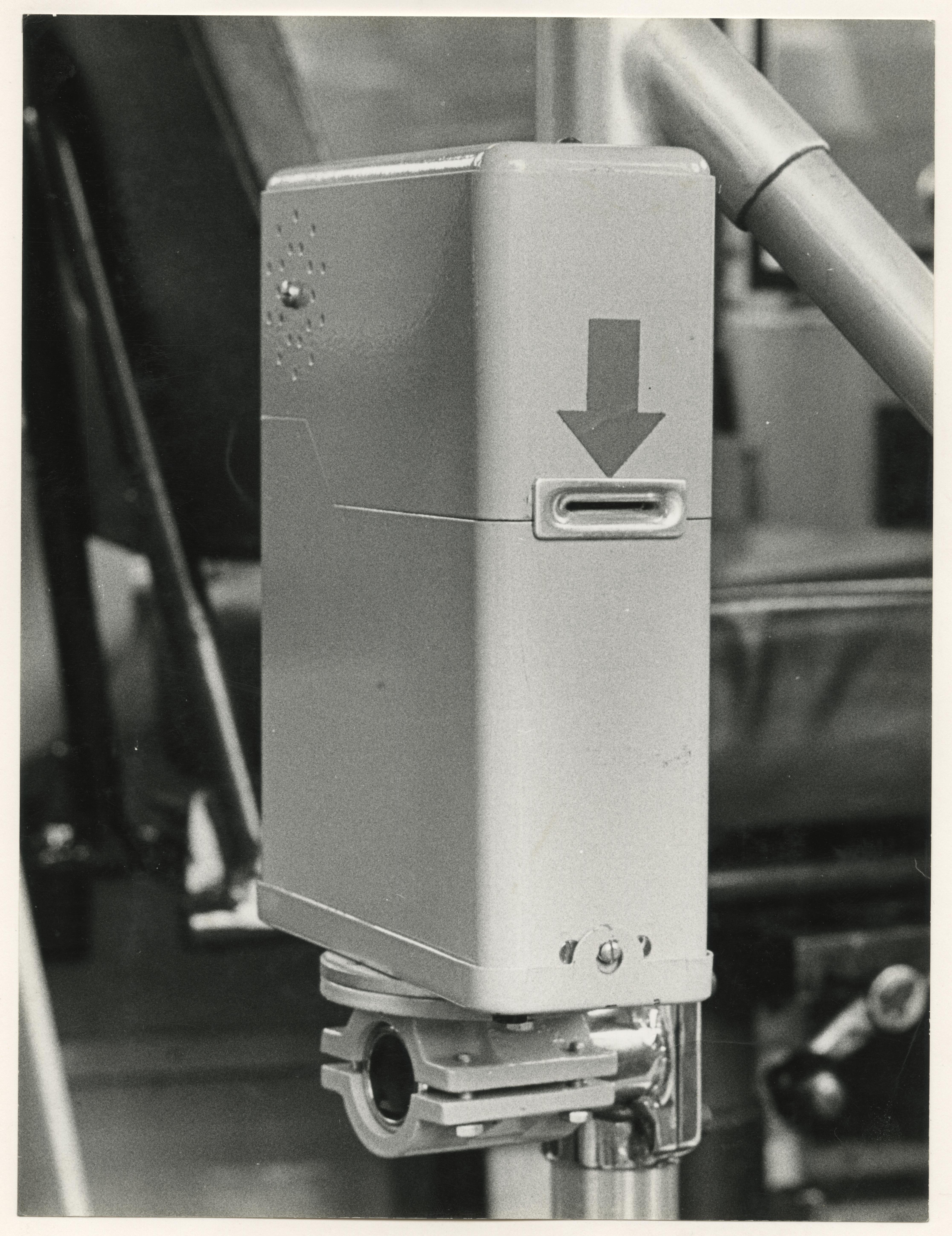 Eerste Stempelautomaat 1965