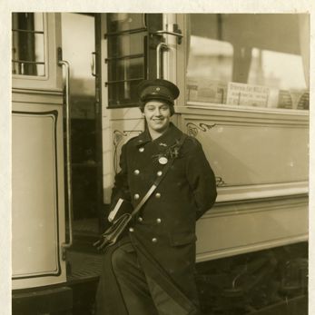 Conductrice In Opleiding 1916 Conductrice In Opleiding 1916
