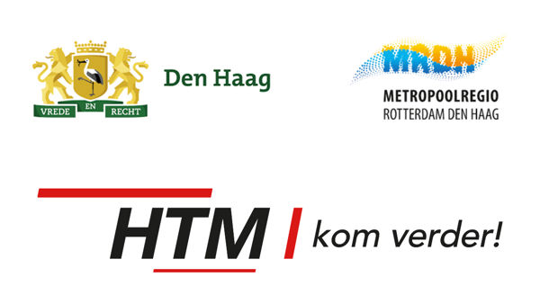 Logo Gemeente Den Haag, Metropoolregio en HTM Logo Gemeente Den Haag, Metropoolregio en HTM